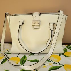 Michael Kors White Satchel