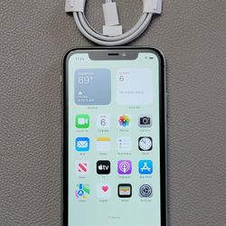 IPHONE 11 128GB UNLOCK ANY CARRIER IN GREAT Condition 100% BATTERY 🔋 LIFE 