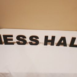 (8) Black Standup Letters