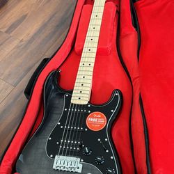 Squier Stratocaster Guitar W/ Gator Case