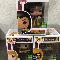 Thundarr The Barbarian 3pk ECCC 2021 Shared Exclusive Limited Edition Pops!