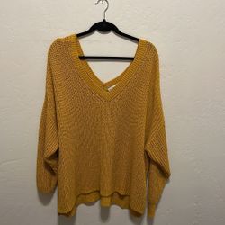 Zara Mustard Yellow Sweater(Oversized)