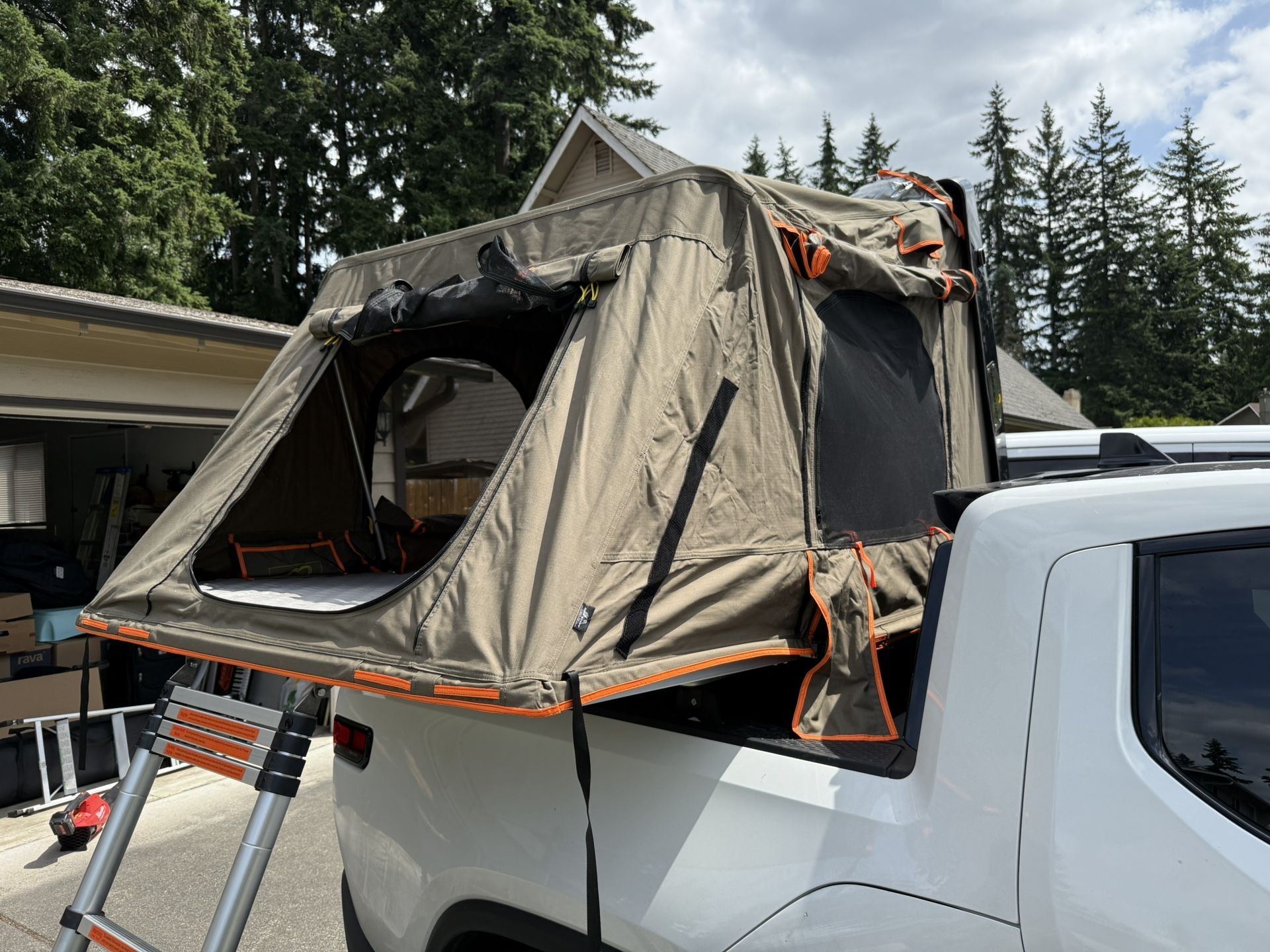 Tuff Stuff® ALPHA II™ Hard Top Side Open Tent, Black, 2 Person With Annex