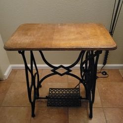 Side Tables With Sewing Machine Bases
