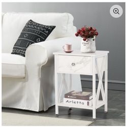 Set Of 2 Nightstand End Tables