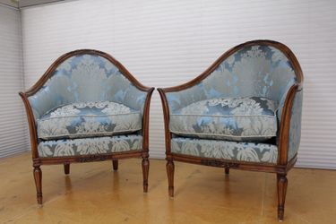 Antique reading chairs