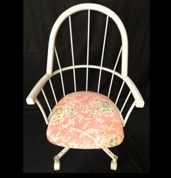 Refinished 360° Swivel Chair New Upholstery