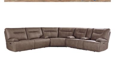 sectional power recliner couch