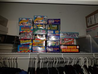 Baseball, Football Late 80's to Early 90's Wax Boxes
