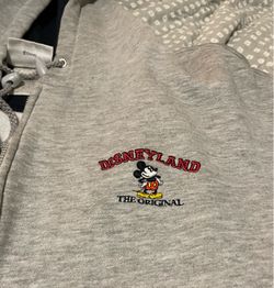 Vintage Y2K Disneyland Original Mickey Zip Up Sweater