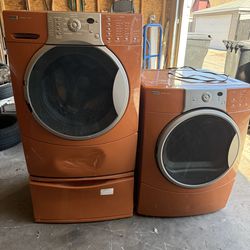 Washer and dryer
