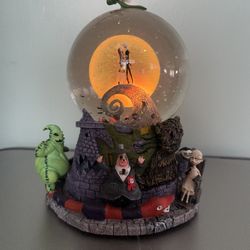 Nightmare Before Christmas Globe Light And Music