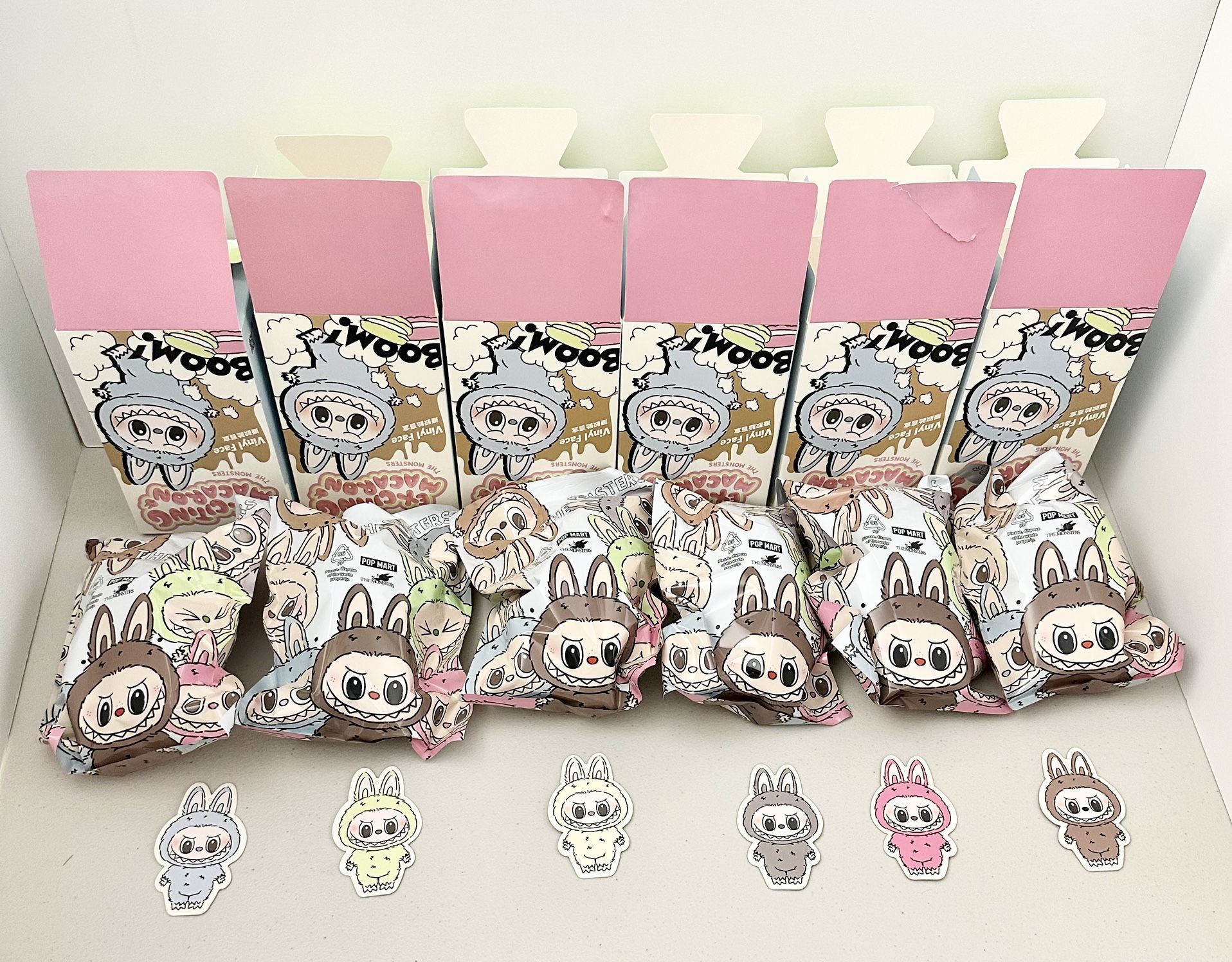 Labubu THE MONSTERS - Exciting Macaron pendants for sale.
