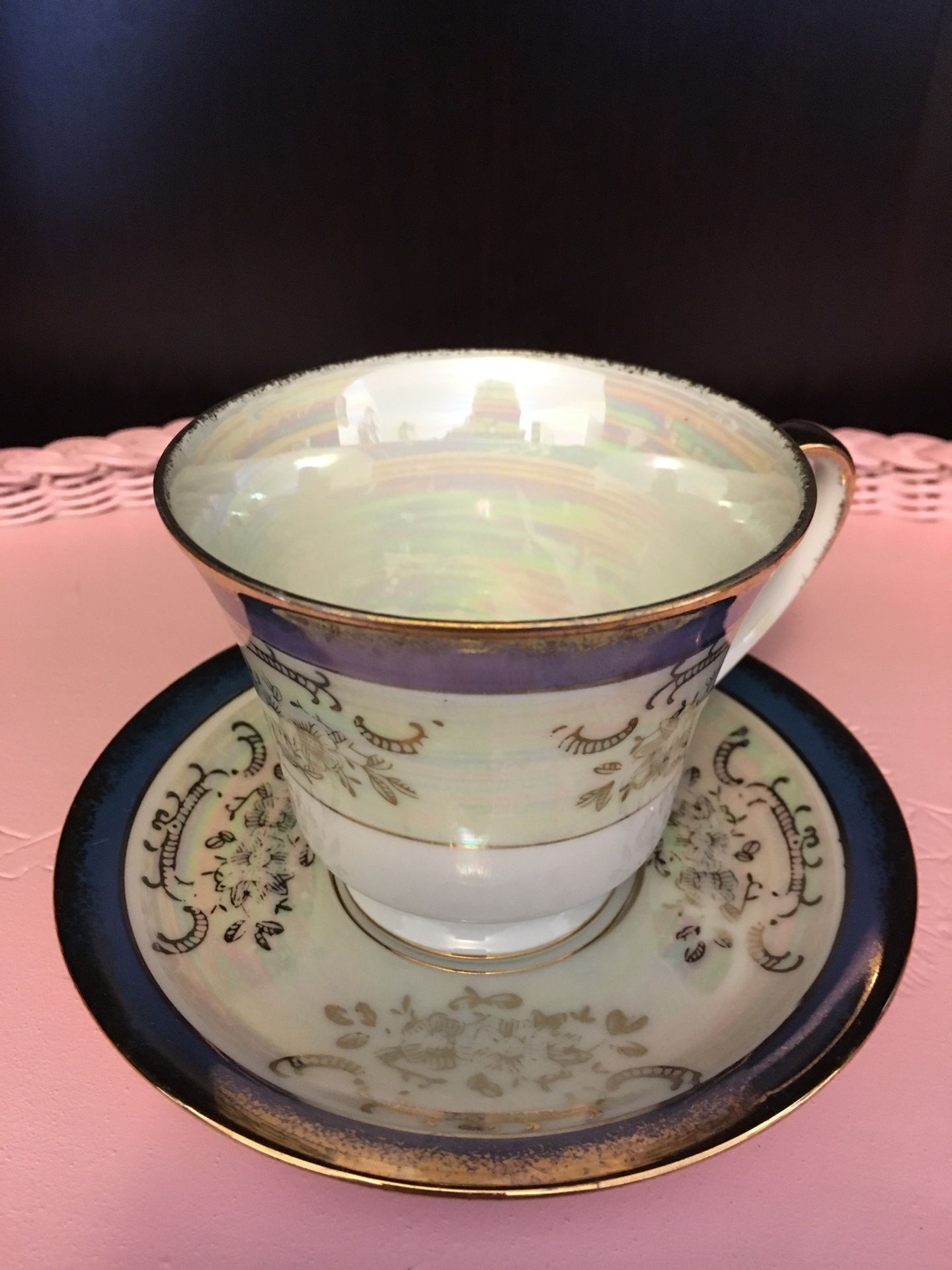 Rare C7120 (China) vintage tea cup and saucer