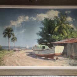 A.E. Backus Art Boatworks Canvas Print