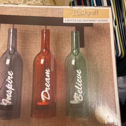 3 Bottle lED Sconce/Decorative