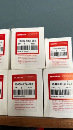 Honda oil filters