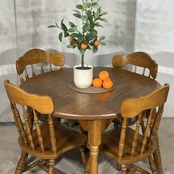 Charming Kitchen Dining Table with 4 Chairs IDEAL FOR APARTMENT