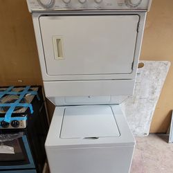 Whirlpool Top Load Washer With Agitator And Gas Dryer Set Laundry Center Stacked Single Unit Stackable
