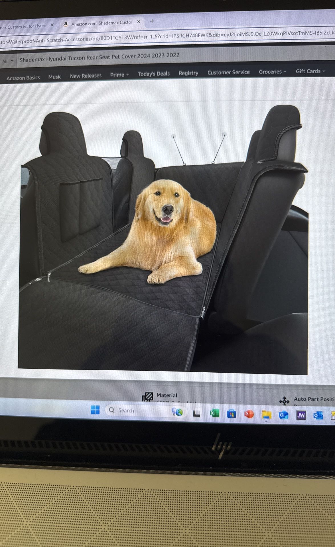 Dog Seat Cover