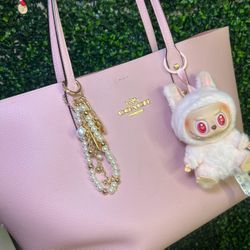 Pink Coach Tote Bag