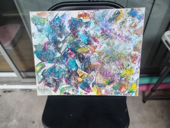 Hand painting canvases