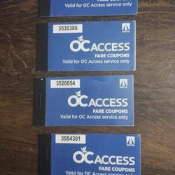 22 OC ACCESS Bus Tickets