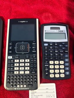 TI-Nspire CX and TI-30X IIS Calculators