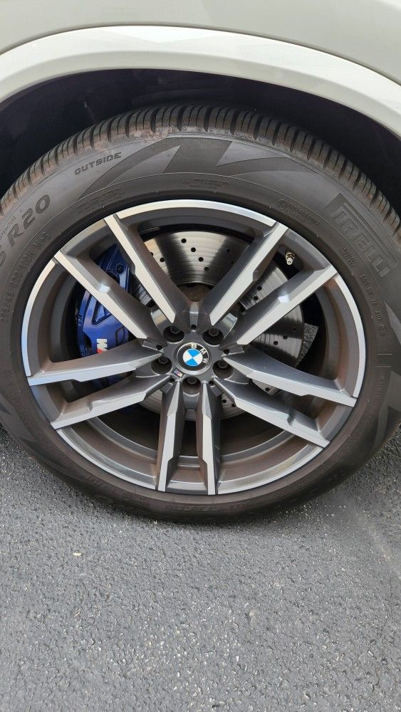 BMW OEM X3M 20inch Wheels 764M Orbit Grey Brushed Front