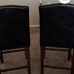 Pair Of Wooden Chairs