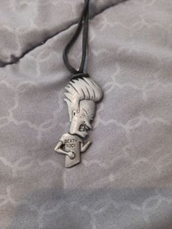 Vintage Beavis death Rock pendant