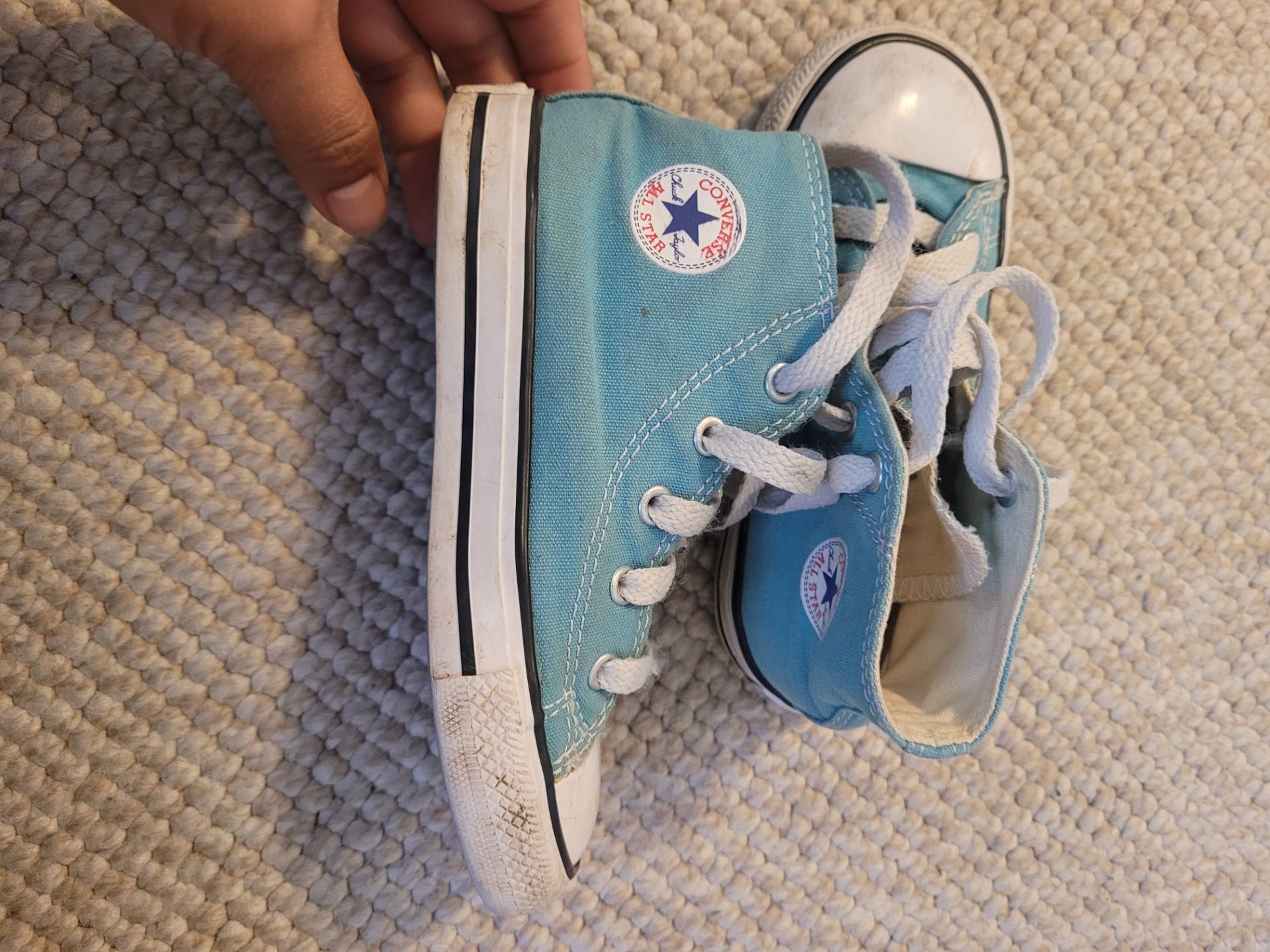 Size 9 C toddler converse high top