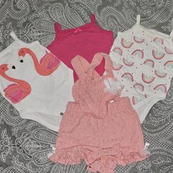 Flirty summer clothes for baby-girl