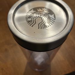 Starbucks Acrylic Airtight Coffee Storage Container Circa 2010
