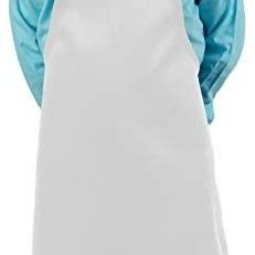 6 Pack - White Kids Apron, Small Bib