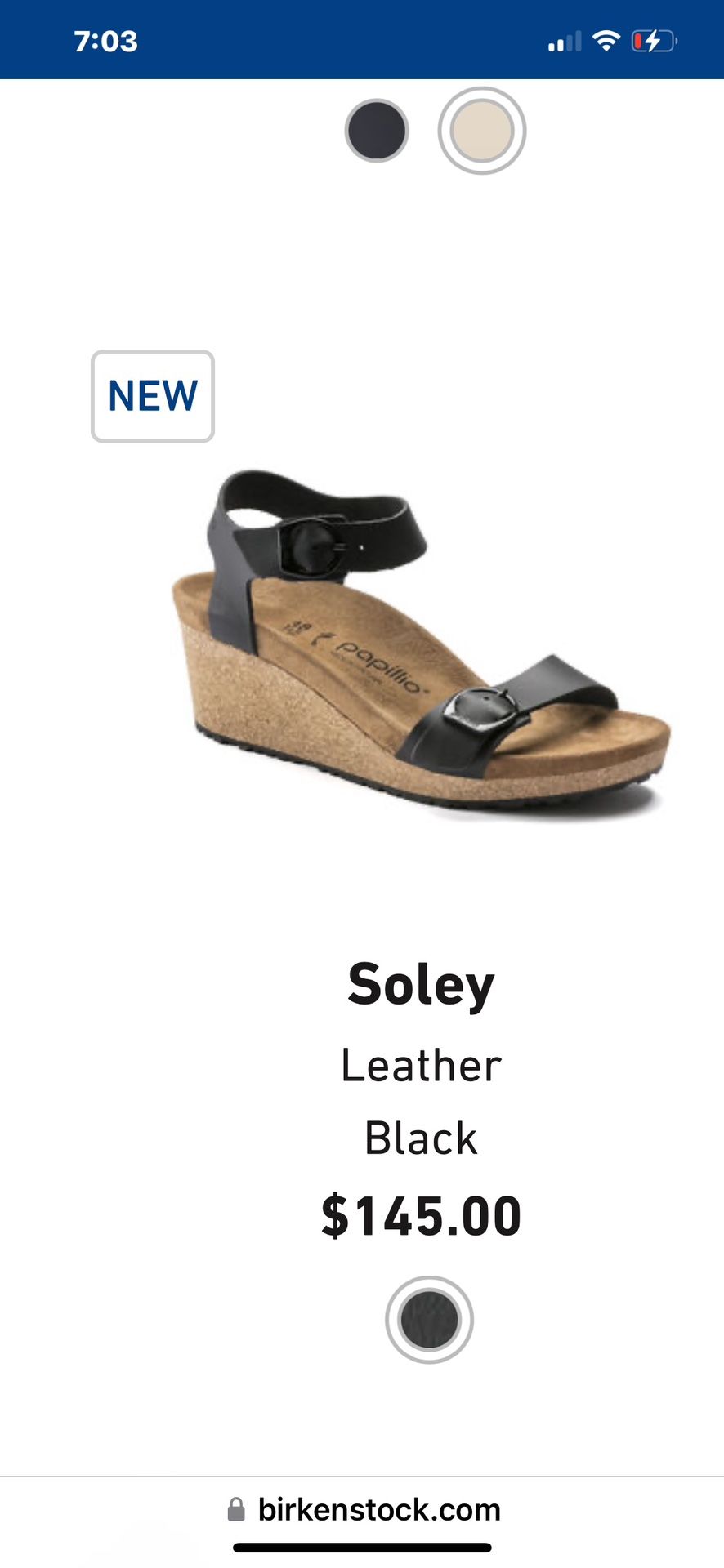 New Black Women’s Sandals From Birkenstock Solely Style Size 8 No Box Thou.