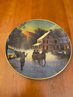 Avon 1988 Christmas collector plate