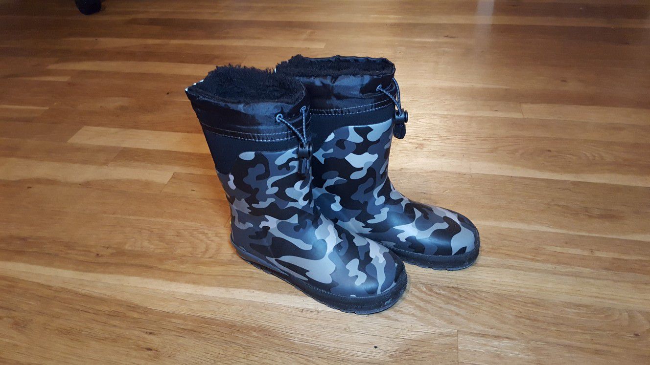 Kids Rain Snow Boots