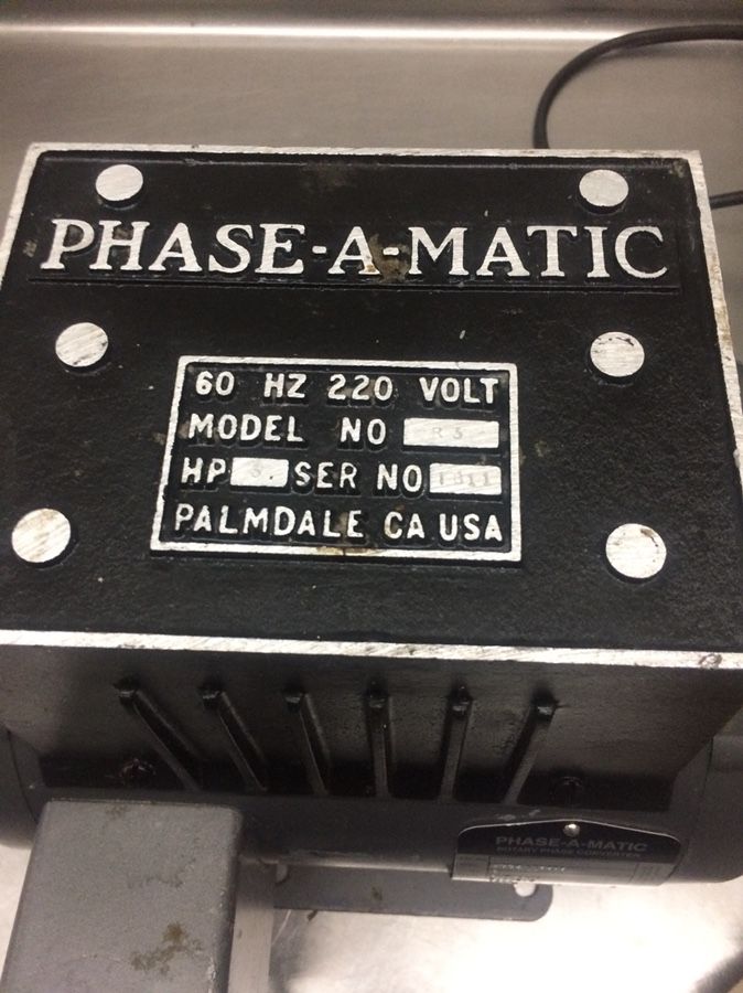 Phase o matic 3 phase converter