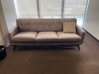 Poly and Bark Full-Grain Italian Leather Sofa (Selling 2 and price is for both)