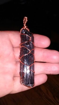 Black tourmaline charm