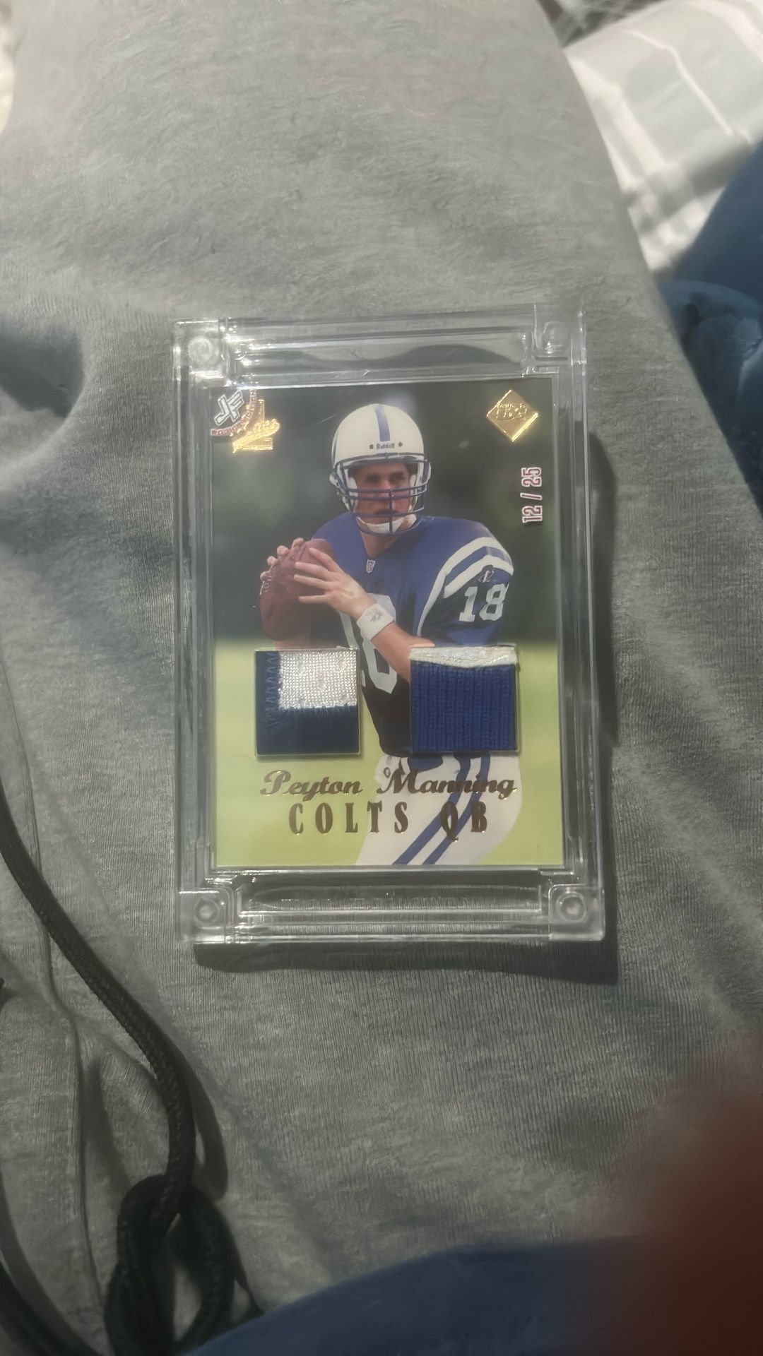 2024-2025 Peyton Manning Jersey Fusion Rookie Edition Dual Patch 12/25