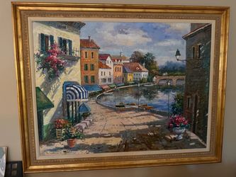Painting with frame