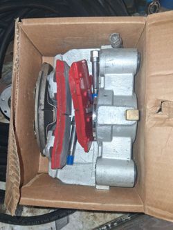 Rotors, calipers, and bearing set