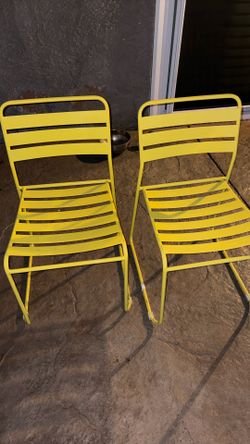 Yellow Patio Chairs Bundle