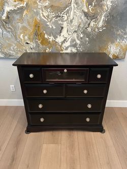 43” Tall New Classic Furniture Arbor Espresso Black Credenza Dresser