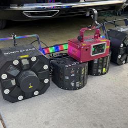 6 Dj lights From Chauvet DJ