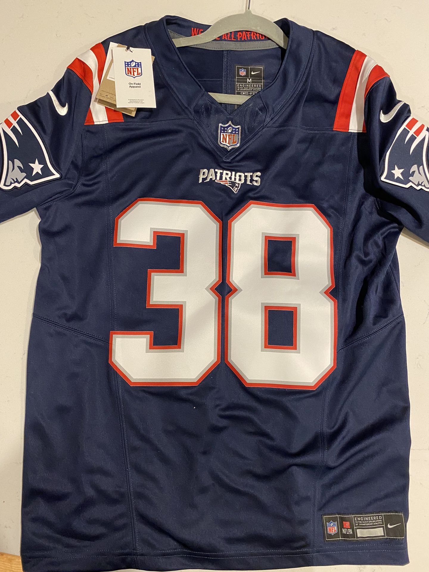 *Limited* Men’s NFL Official N.E Patriots Jersey - Stevenson