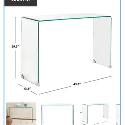 Glass Console Table
