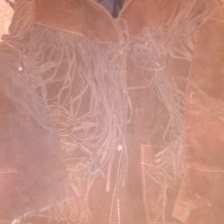 Vintage Leather Jacket Women's Large